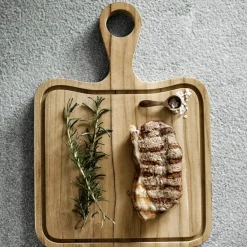 Spoons, Scoops & Ladles^MUUBS teak saltspoon 4-pack, nature Brown