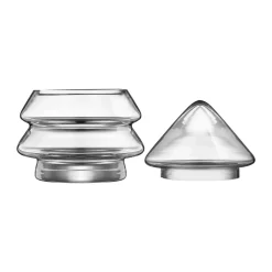Best Muurla glass jar 12 cm, Fir Transparent