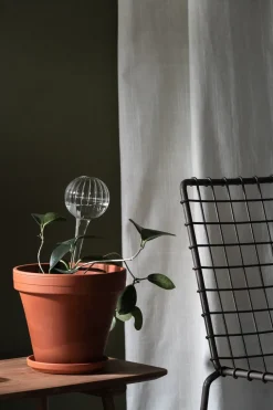 Outlet Muurla self-watering pot 28 cm, clear Transparent