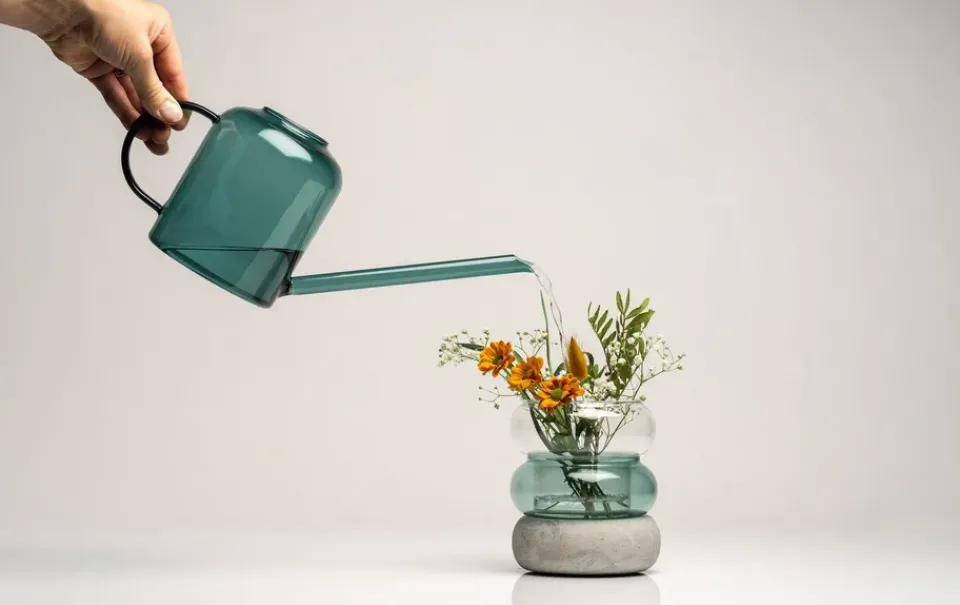 Online Muurla water pot 0.8 liter, Teal Green
