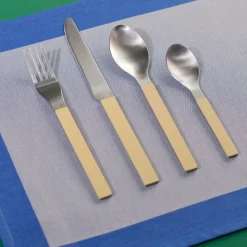New HAY MVS cutlery set 4 pieces, Yellow