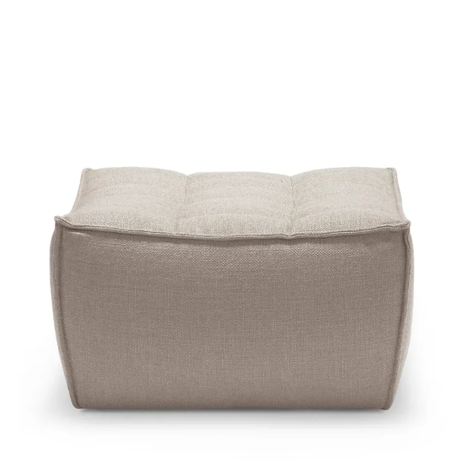 Armchairs & Footstools^Ethnicraft N701 footstool 70x70 cm, Beige