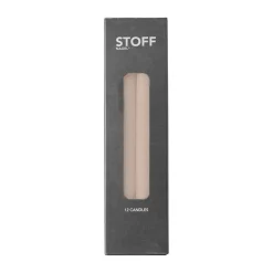 Candles^STOFF Nagel candles 12-pack, Beige