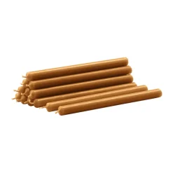 Candles^STOFF Nagel candles 12-pack, Camel Yellow