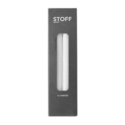 Candles^STOFF Nagel candles 12-pack, White