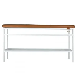 Shoe Racks|Shoe Racks^Maze Nancy shoe shelf, White-Cognac BrownWhite