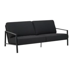 Garden Sofas & Garden Benches|Balcony Furniture^Brafab Naos sofa, -teddy , 2.5-seater Black