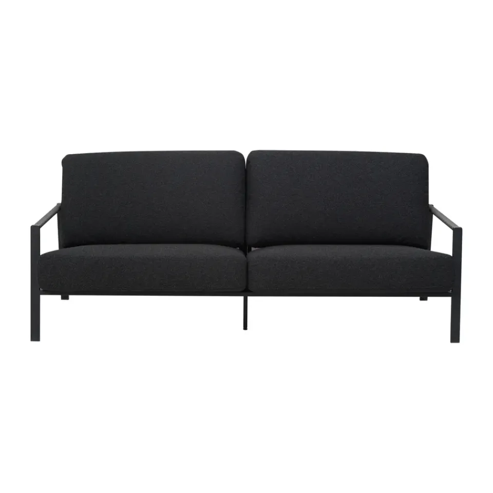 Garden Sofas & Garden Benches|Balcony Furniture^Brafab Naos sofa, -teddy , 2.5-seater Black