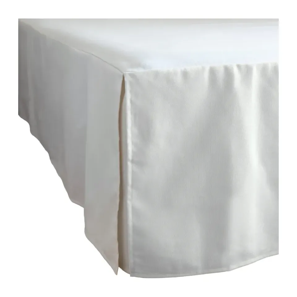Valances^Mille Notti Napoli bed skirt, Off , 160x220x42 cm White