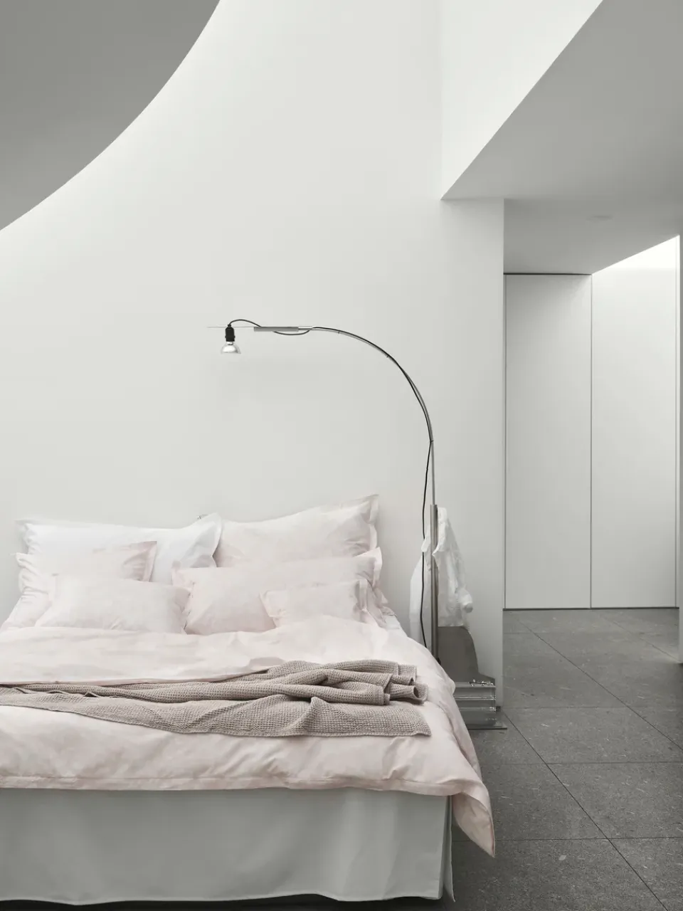 Discount Mille Notti Napoli bed skirt, , 180x220x52 cm White