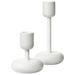 Clearance Iittala Nappula candle sticks set, White