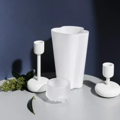 Clearance Iittala Nappula candle sticks set, White