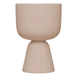 Iittala Nappula flower pot Ø15,5 cm h23 cm, Beige