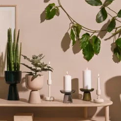 Iittala Nappula flower pot Ø15,5 cm h23 cm, Beige