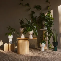 Flower Pots^Iittala Nappula flower pot Ø15,5 cm h26 cm, White