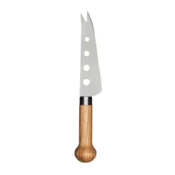 Cheese Knives|Serving Utensils^Sagaform Nature cheese knife, Oak Silver-colouredBrown