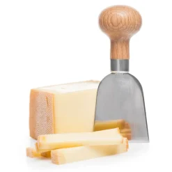 Cheese Knives|Serving Utensils^Sagaform Nature cheese knife set 3 pieces, Oak BrownSilver-coloured