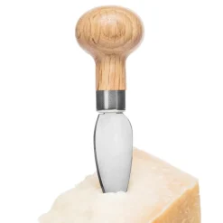 Cheese Knives|Serving Utensils^Sagaform Nature cheese knife set 3 pieces, Oak BrownSilver-coloured