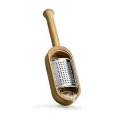 Graters^Sagaform Nature cheese slice, oak BrownSilver-coloured