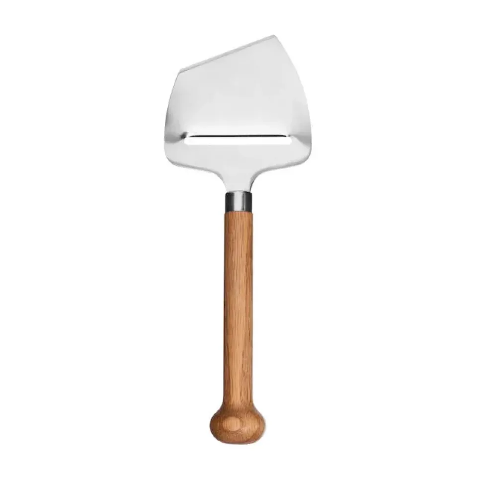Sagaform Nature cheese slicer, Oak Silver-colouredBrown