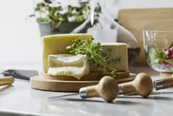 Sagaform Nature cheese slicer, Oak Silver-colouredBrown