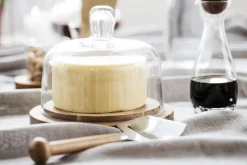 Sagaform Nature cheese slicer, Oak Silver-colouredBrown
