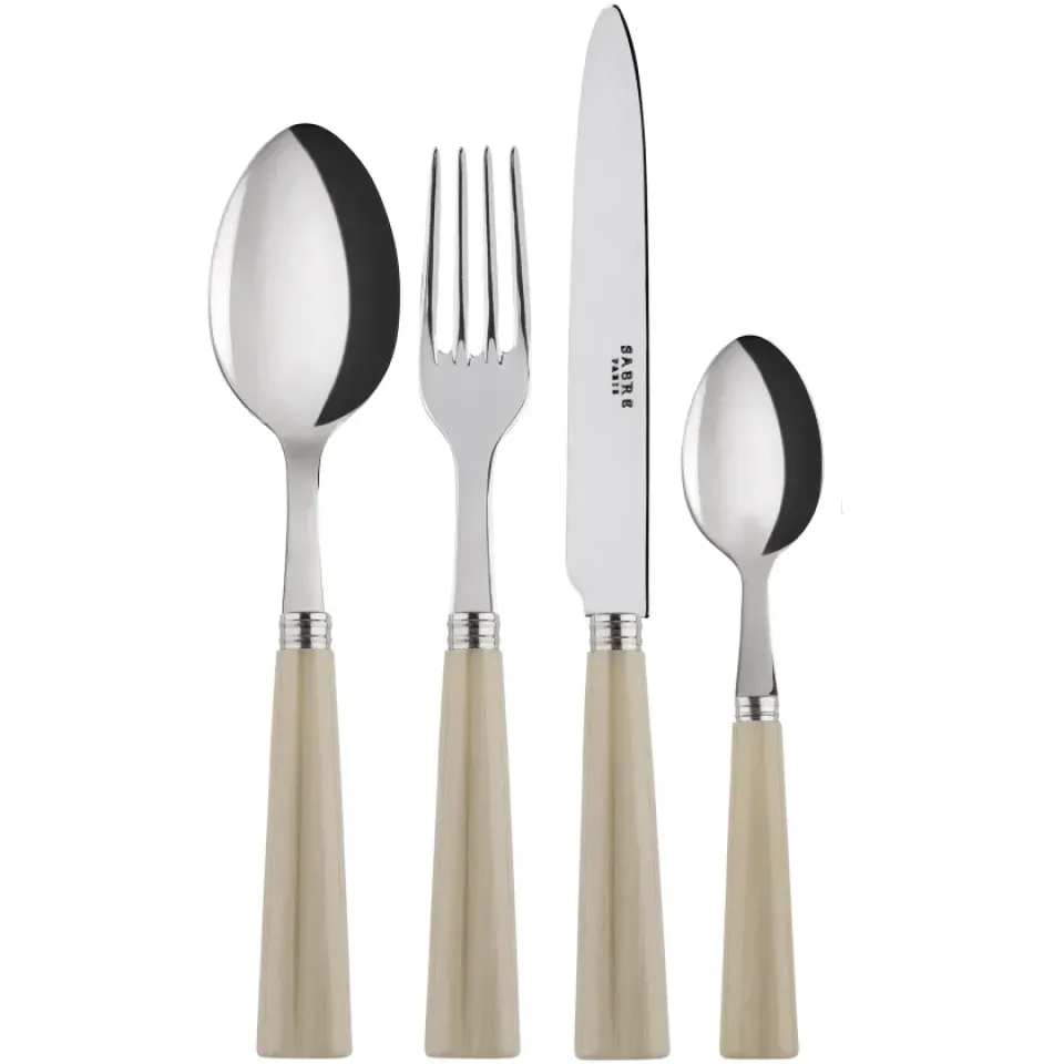 Cutlery Sets^SABRE Paris Nature cutlery 24 pcs, horn Beige