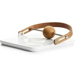 Napkin Rings & Holders^Sagaform Nature napkin holder, Oak Gold-coloured