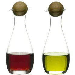 Bottles, Pourers & Drizzlers^Sagaform Nature oil & vinegar bottles 2-pack, 2-pack Transparent