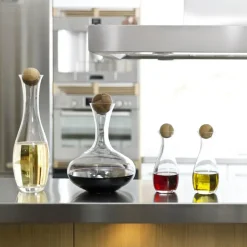 Bottles, Pourers & Drizzlers^Sagaform Nature oil & vinegar bottles 2-pack, 2-pack Transparent