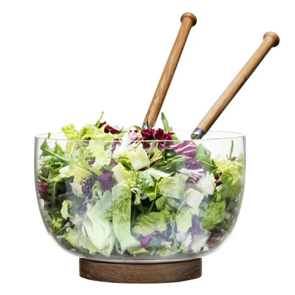 Clearance Sagaform Nature serving bowl, large Transparent