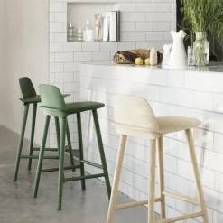 Bar Stools^Muuto Nerd Barstool, Dark- Green