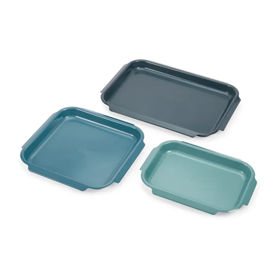 Oven Dishes^Joseph Joseph Nest bake baking pan 3 pieces, Blue