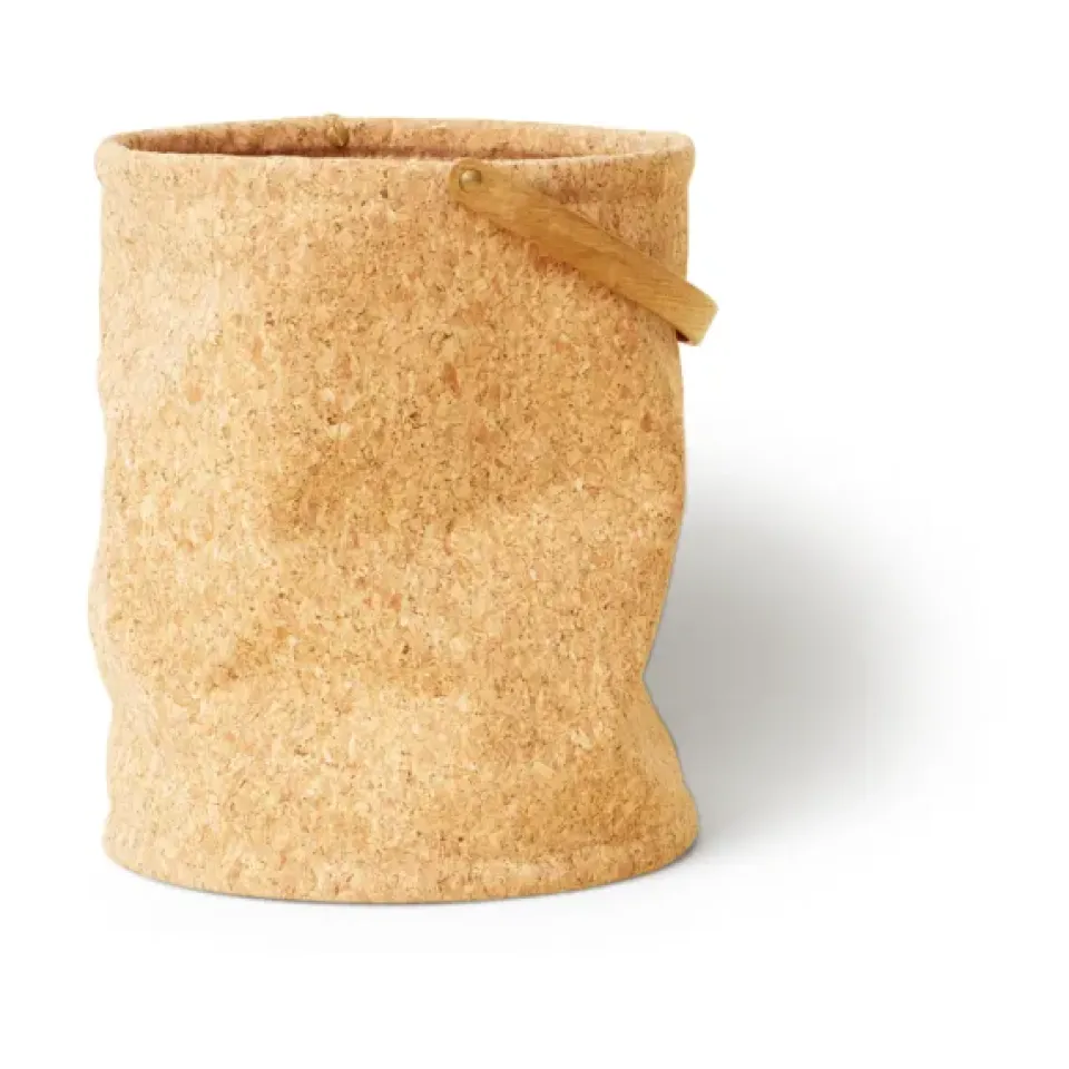 Waste Paper Baskets & Bins^Form & Refine Nest waste bin 17L, Cork Brown