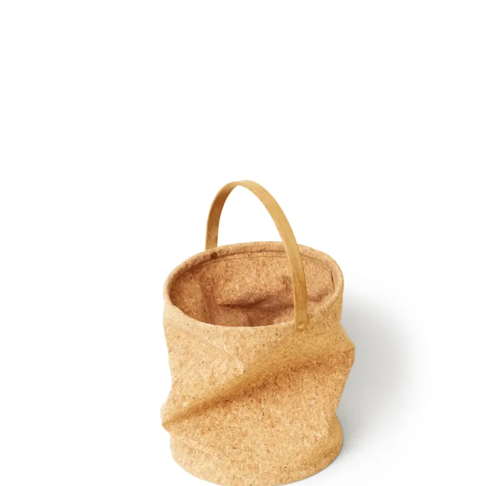 Waste Paper Baskets & Bins^Form & Refine Nest waste bin 17L, Cork Brown