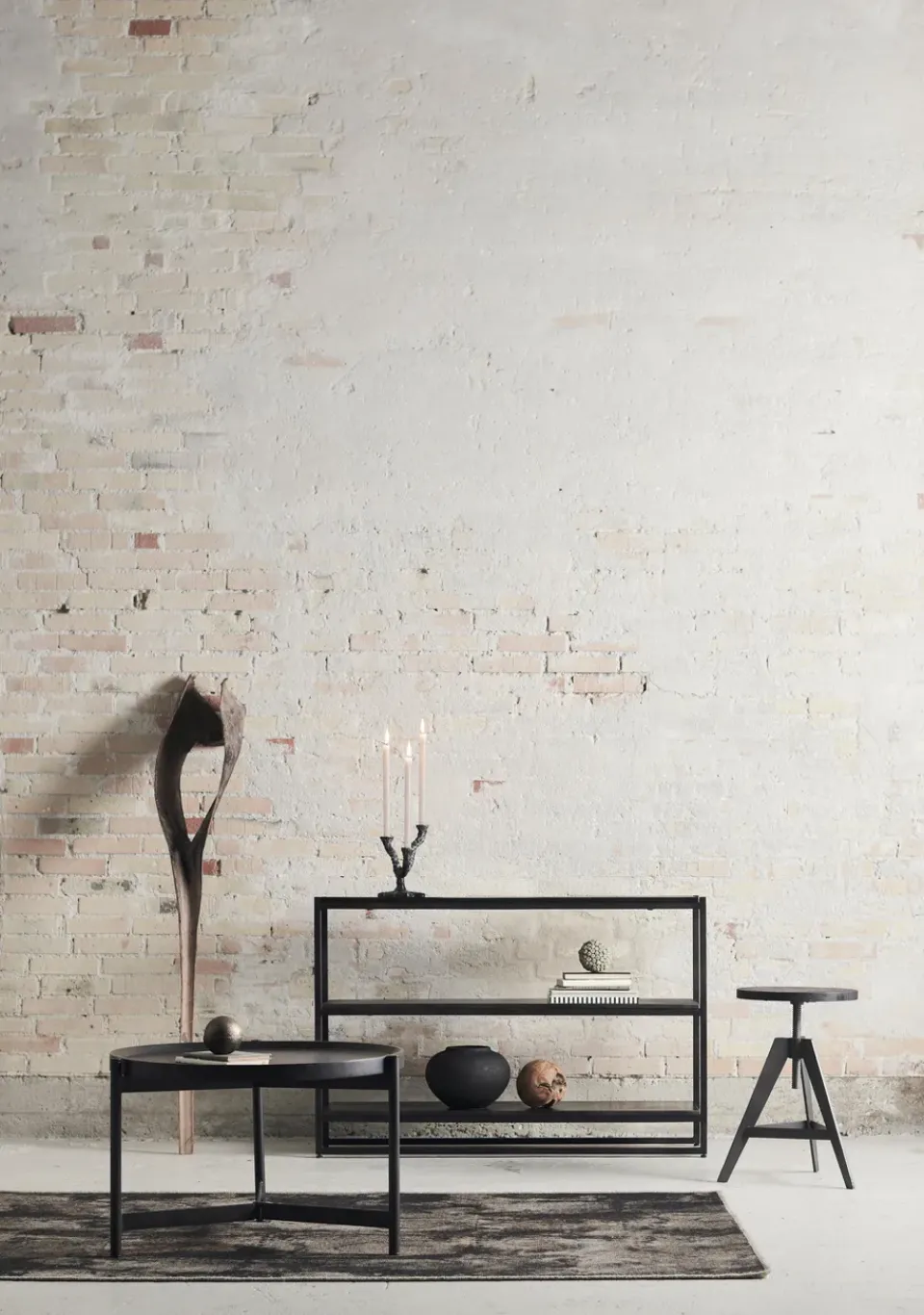 Coffee Tables^MUUBS Nevada coffee table Ø70 cm, Black