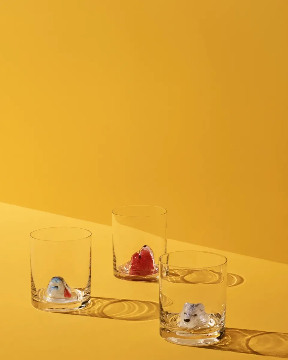 Drinking Glasses & Tumblers^Kosta Boda New Friends glass 46 cl, Arctic fox Transparent