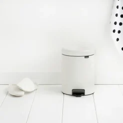 Pedal Bins|Pedal Bins^Brabantia New Icon pedal bin 5 liter, White