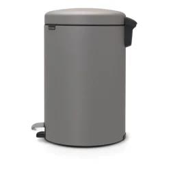 New Brabantia New Icon pedal bin 20 liter, Mineral concrete Grey