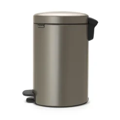 Discount Brabantia New Icon pedal bin 12 liter, platinum Silver-coloured