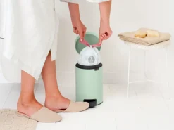 Pedal Bins|Pedal Bins^Brabantia New Icon pedal bin 3 liter, Jade Green