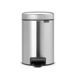 Sale Brabantia New Icon pedal bin 3 liter, matte steel Silver-coloured