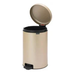 Pedal Bins|Pedal Bins^Brabantia New Icon pedal bin 20 liter, Metallic Gold Beige