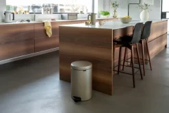 Pedal Bins|Pedal Bins^Brabantia New Icon pedal bin 20 liter, Metallic Gold Beige