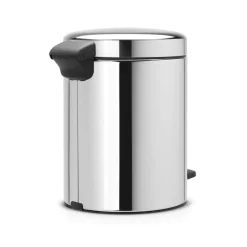 Outlet Brabantia New Icon pedal bin 5 liter, brilliant steel Silver-coloured