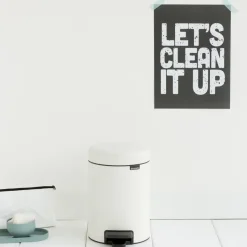 Hot Brabantia New Icon pedal bin 3 liter, White