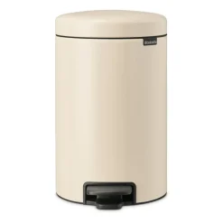 Clearance Brabantia New Icon pedal bin 12 liter, Soft Beige