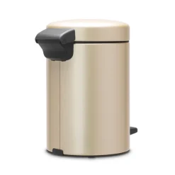 Pedal Bins|Pedal Bins^Brabantia New Icon pedal bin 3 liter, Metallic Gold Gold-coloured