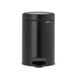 Pedal Bins|Pedal Bins^Brabantia New Icon pedal bin 3 liter, matte Black