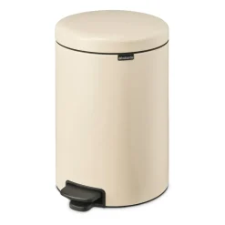 Outlet Brabantia New Icon pedal bin 20 liter, Soft Beige